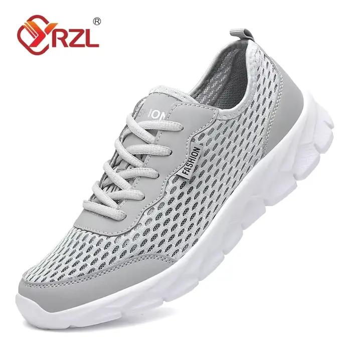 YRZL hommes Tennis léger respirant maille chaussures de Sport en plein air Jogging course marche haute qualité