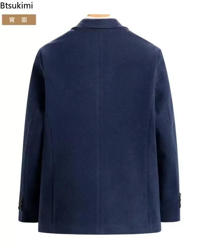 Veste de costume en laine pour hommes