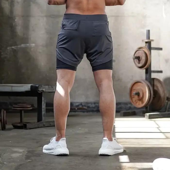 Short de course camouflage pour hommes