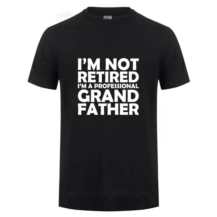 T-Shirt en coton, je ne suis pas retraité