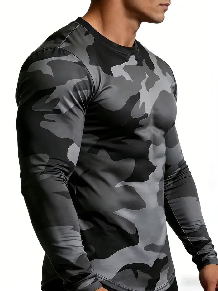 T-shirt camouflage militaire pour homme