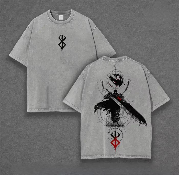 T-shirt imprimé Manga Berserk Guts