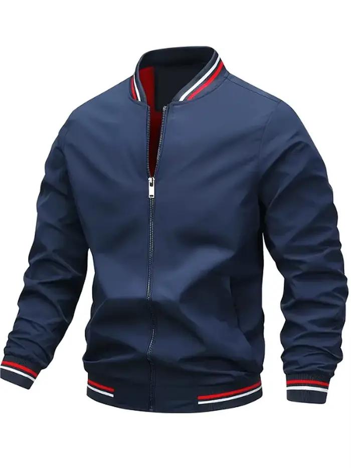 Veste coupe-vent décontractée pour hommes