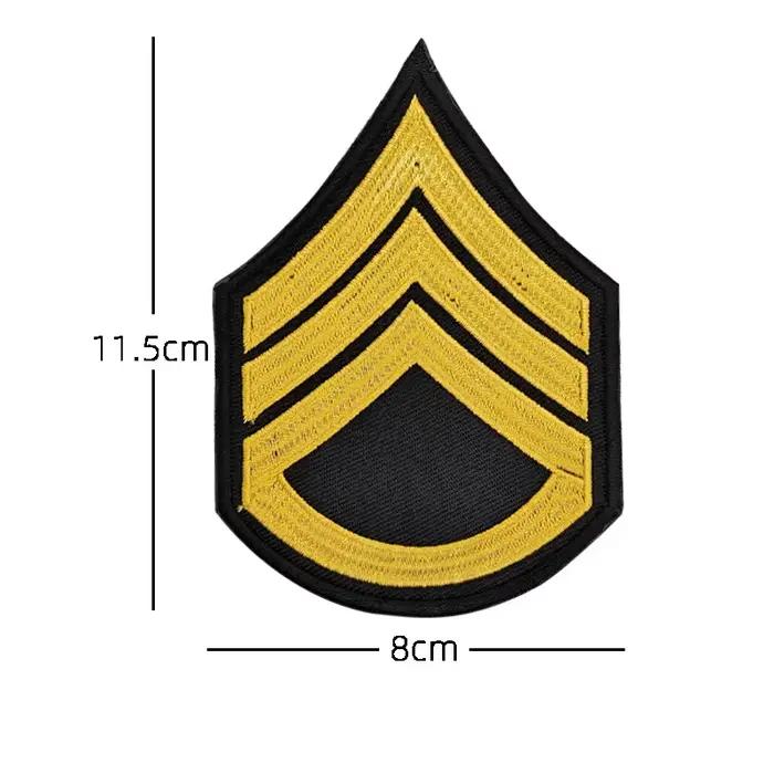 Patchs d'épaule de veste de vol une pièce – Badges brodés élégants pour sacs à dos et manches d'extérieur