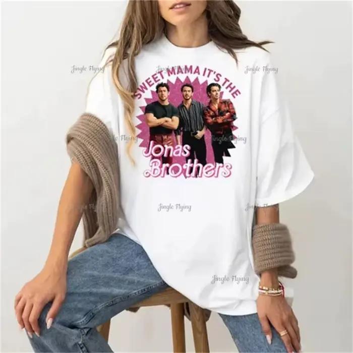 Sweet Mama It's The Jonas Tour Shirt Vintage Brothers 90's Tee Femmes Et Homme T-Shirt Unisexe