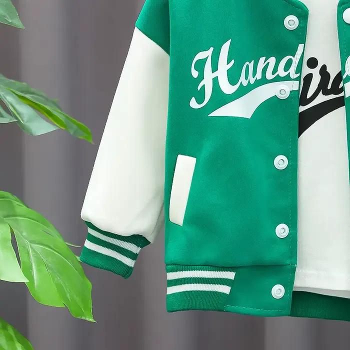 Nouveaux enfants vêtements de Baseball costume garçons filles ensembles de sport décontractés manteau pantalon tripartite printemps automne mince bébé survêtement tenues