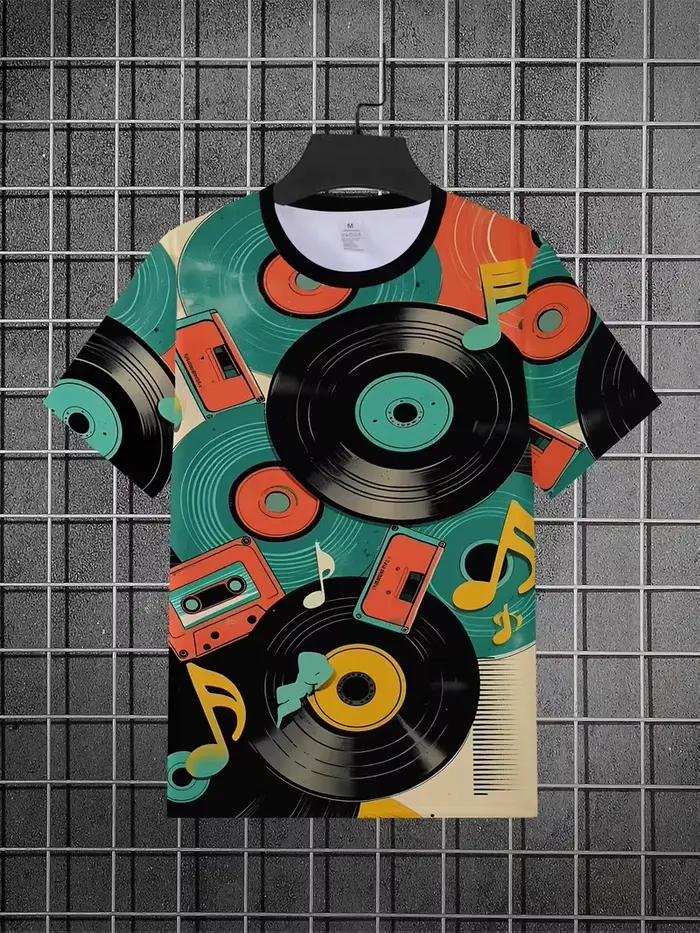 T-Shirt manches courtes col rond pour hommes