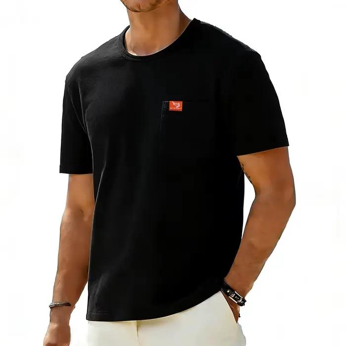 T-shirt uni pour homme