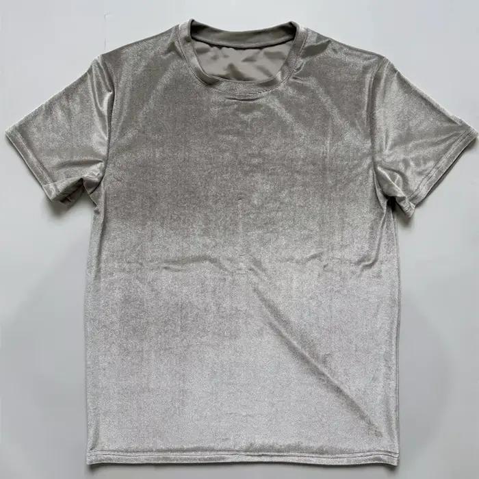 Nouveau T-shirt en velours Musuccee pour hommes, style streetwear, confortable, respirant, léger, extensible, couleurs unies, adapté aux activités quotidiennes et aux sorties estivales
