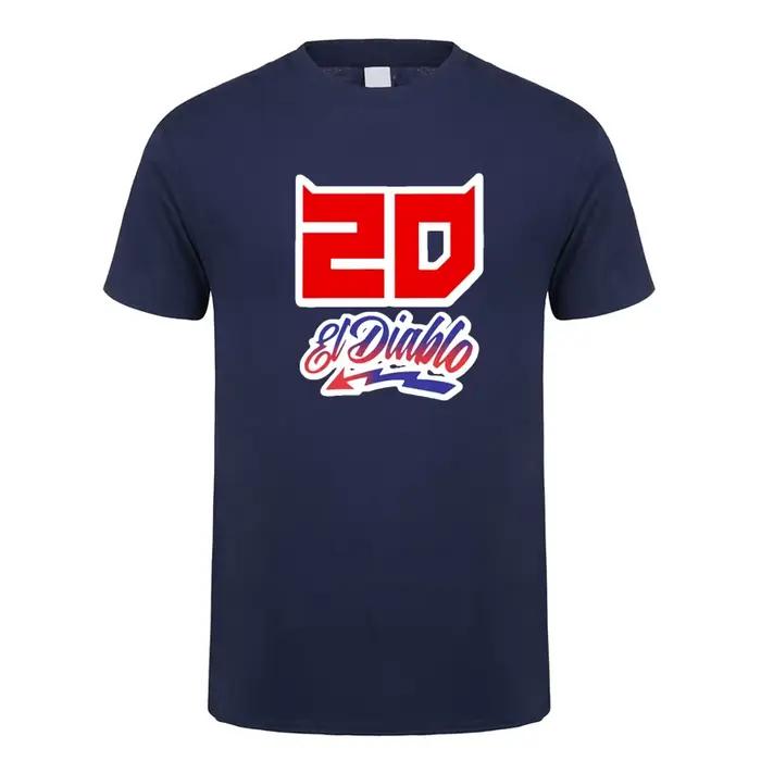 Fabio Quartararo-T-shirt en coton à manches courtes pour hommes