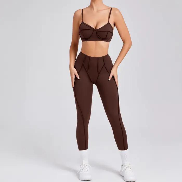 Ensemble de soutien-gorge de yoga pour femme