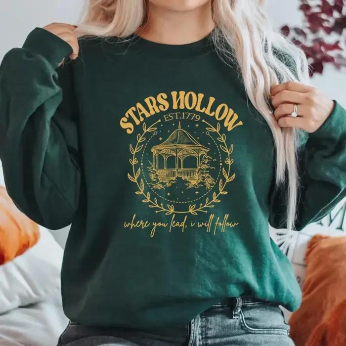 Sweat-shirt Hollow Stars Where You Lead I Will Follow