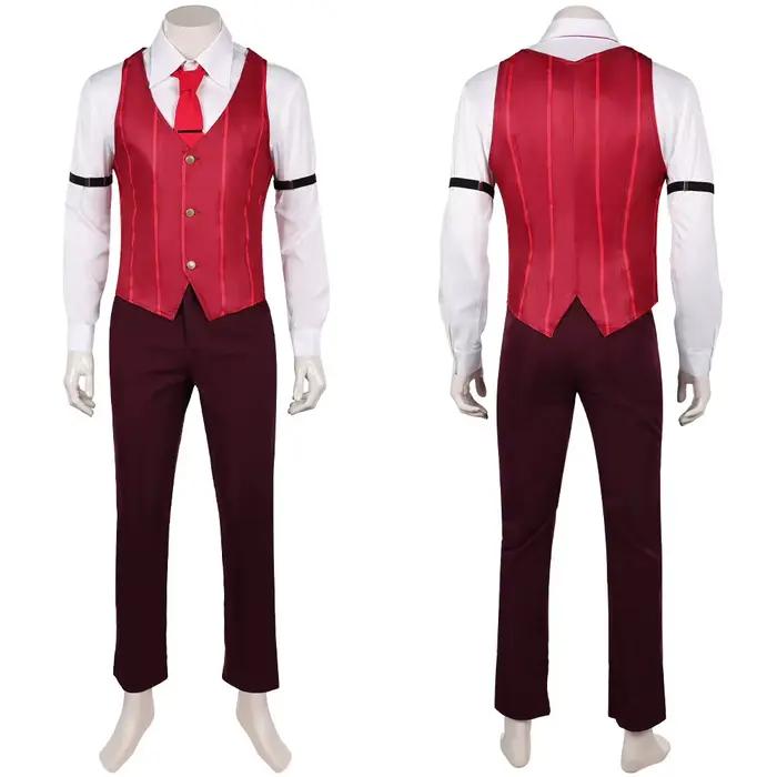 Fantasia humaine Alastor Cosplay vêtements 2025 TV enfer Inn Disfraz Costume adulte hommes fantaisie Halloween carnaval fête vêtements