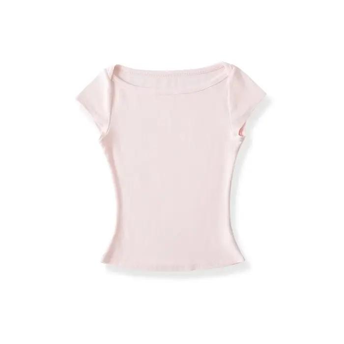 T-Shirt amincissant à manches courtes pour femmes