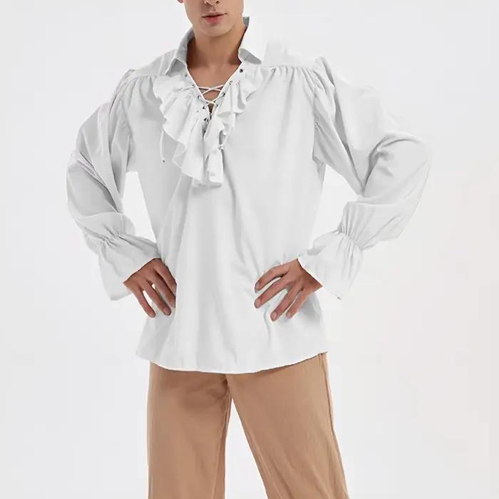 Chemise Médiévale Renaissance Punk & Gothique pour Homme