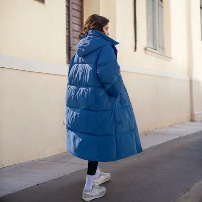 Doudoune à capuche coréenne pour femme