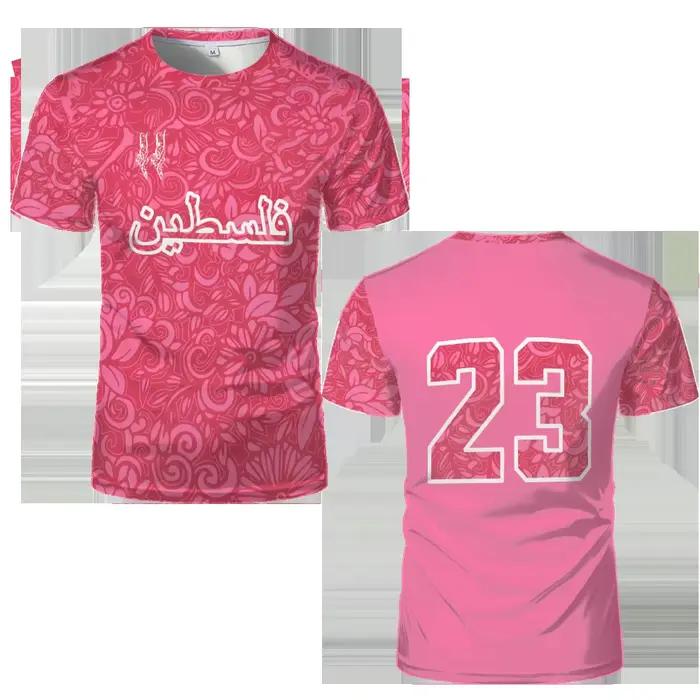 Maillots de football Palestine pour adultes et enfants – T-shirts de luxe légers imprimés numériquement – Uniformes