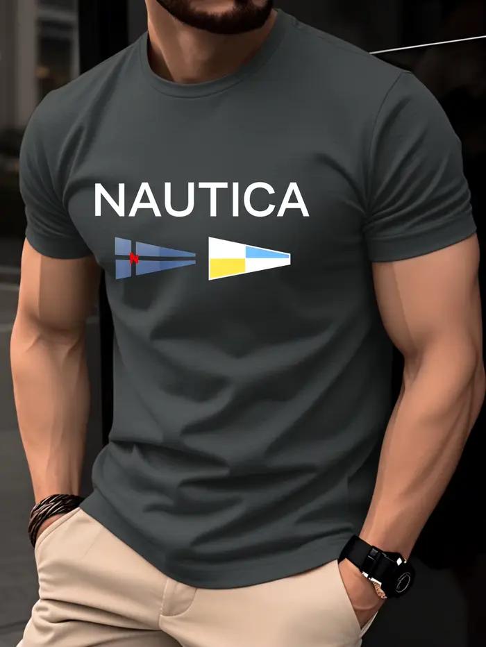 T-shirt pour homme - Haut léger à manches courtes pour l'été - Tendance