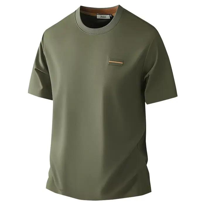 T-shirts pour hommes Minglu Modal en coton d'été