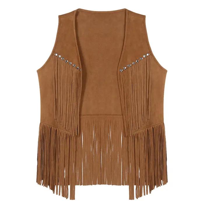Costume de Cowboy occidental en Faux daim