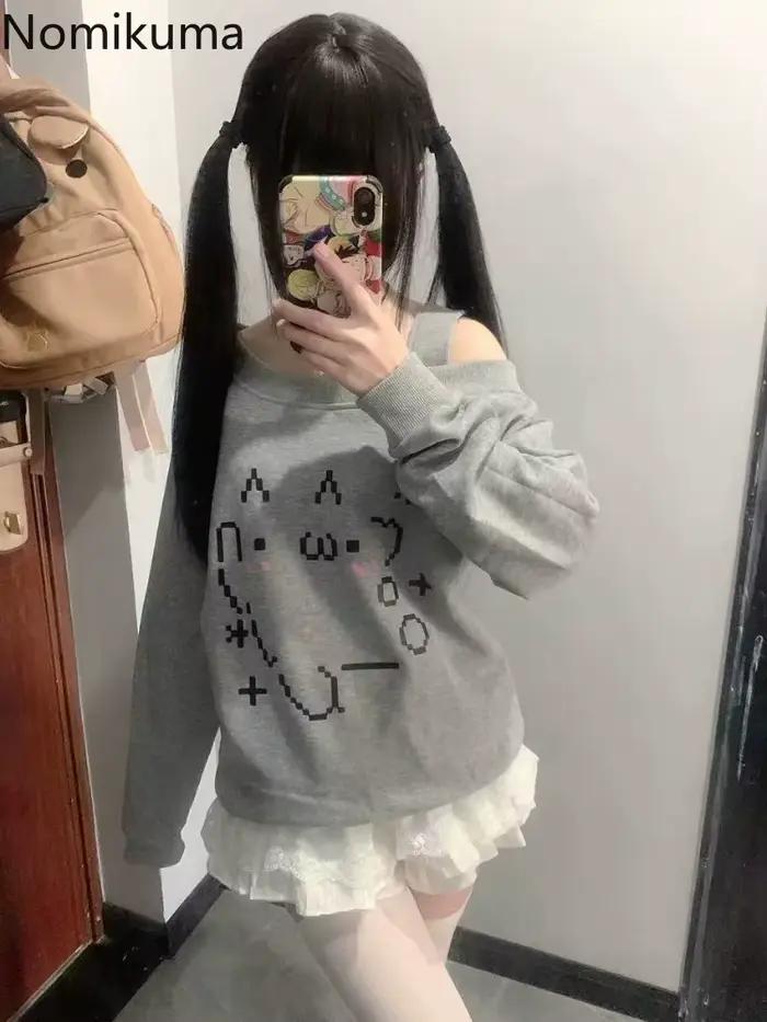 Sweat à capuche japonais pour femmes