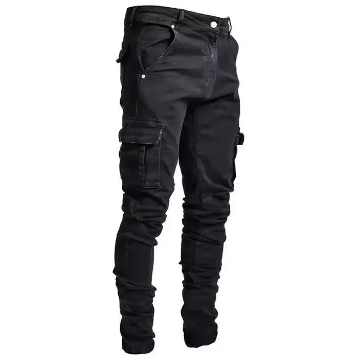 Jeans en denim élastique pour hommes
