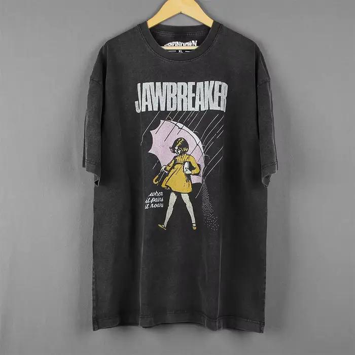 Jawbreaker T-Shirt Alternative Rock Punk Fugazi Jets au brésil coton vêtements pour hommes à manches courtes été lavé