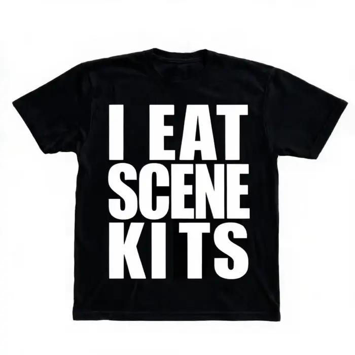 T-shirt col rond été ample coton