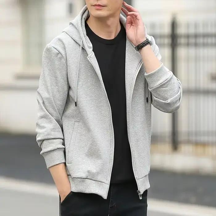 Sweat à Capuche MIHIAR Homme en Coton et Polyester Style Coréen Occasions Décontractées Casual Look Automne Hiver