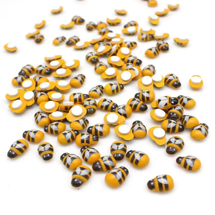100 Pièces/Lot Boutons Abeille et Coccinelle pour Vêtements d'Enfants