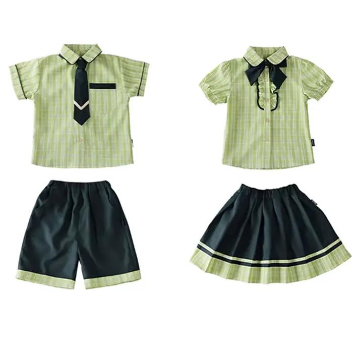 Uniforme scolaire garçon filles vêtements ensemble haut et bas 2 pièces Costume
