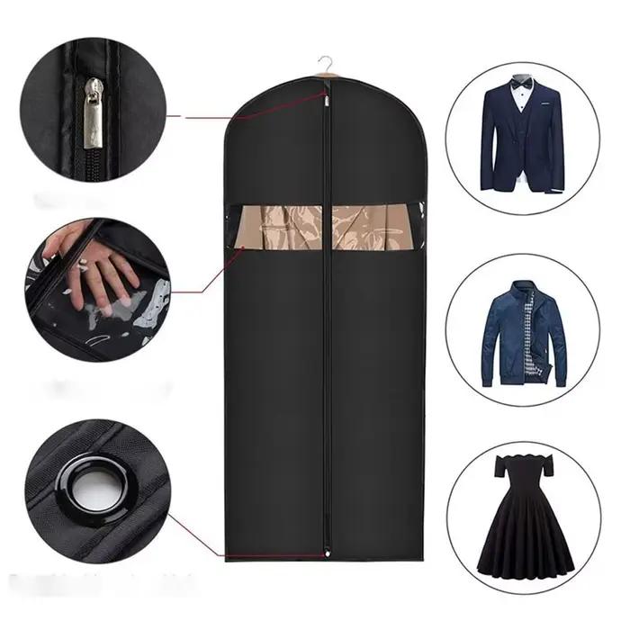 Housses de Vêtements Imperméables et Anti-Poussière, Couverture de Manteau Imbibé, Protecteur de Robe, Sacs de Placard