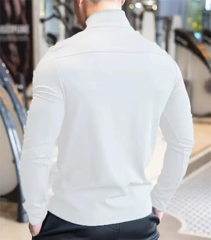 Hommes Gym Fitness hauts de haute qualité course veste de sport entraînement en plein air formation sweat