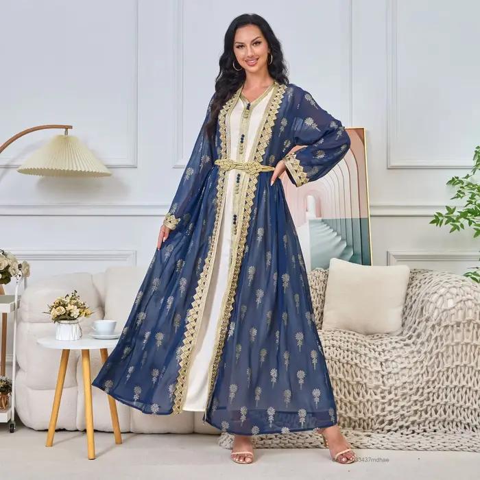 Robe de soirée élégante brodée pour femme