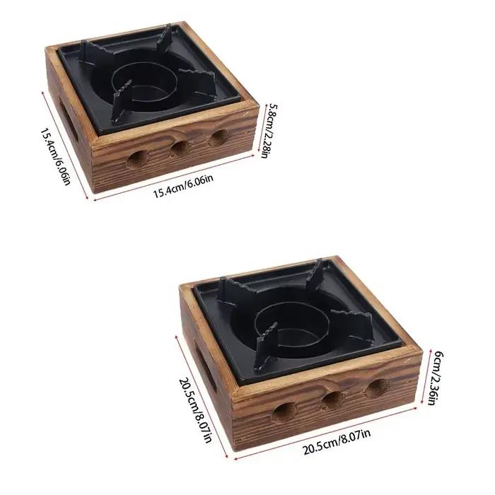 Grilles de cuisine commerciales en bois