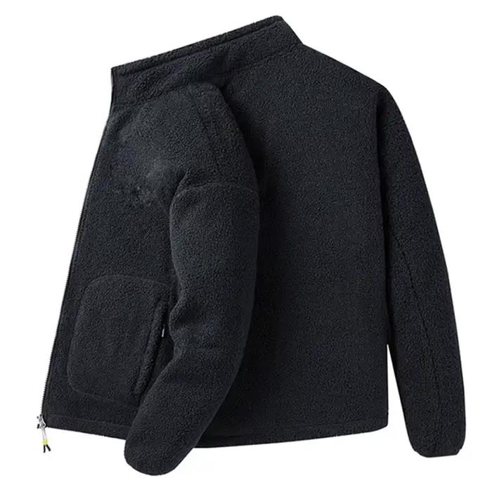 Vestes d'hiver Smile pour hommes, manteau chaud décontracté, col montant, veste d'extérieur, Harajuku Streetwear, grande taille, document adt, solide