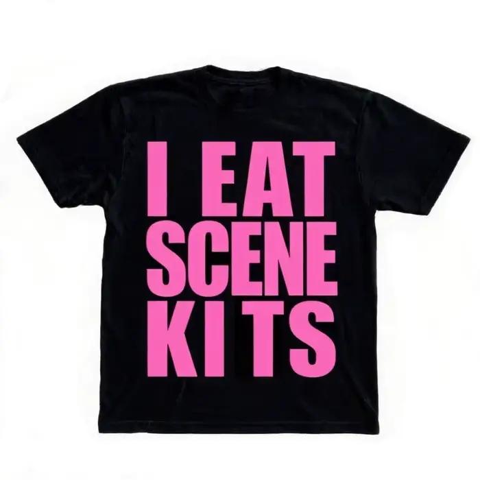 T-shirt col rond été ample coton