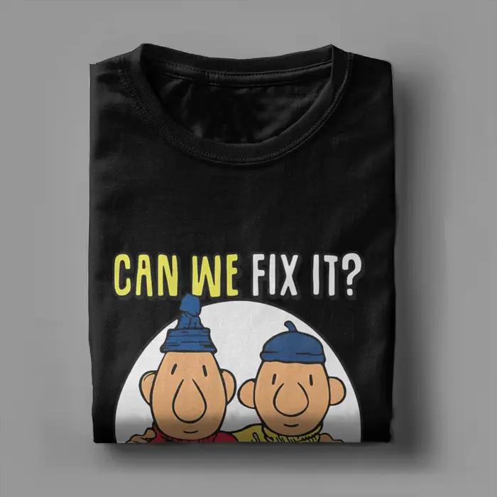 Nouveauté Pat et Mat Anime t-shirt pour hommes femmes coton T-shirts à manches courtes vêtements