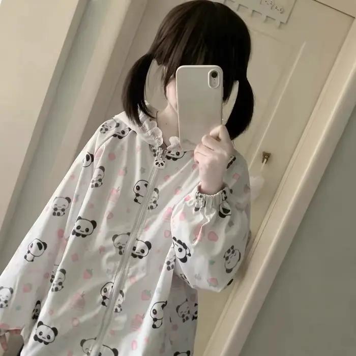 Vestes imprimées de dessins animés japonais Kawaii