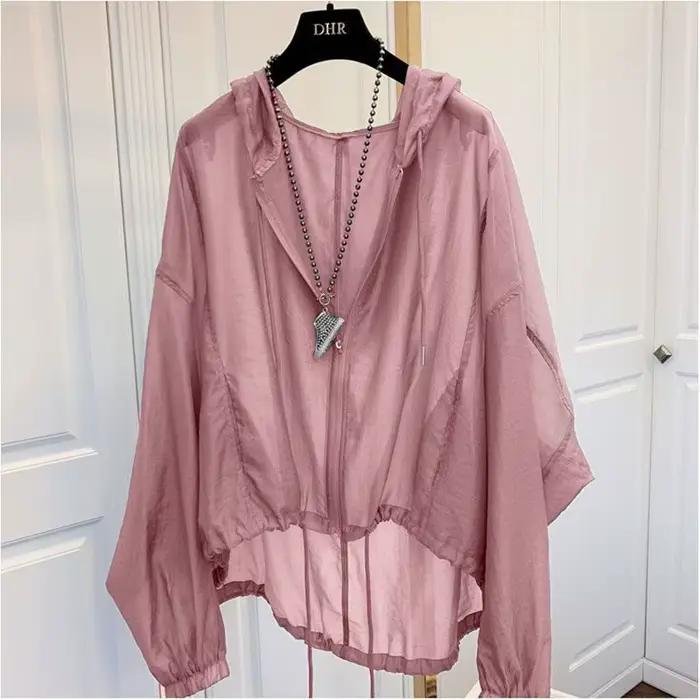 Manteau en soie glacée pour femme