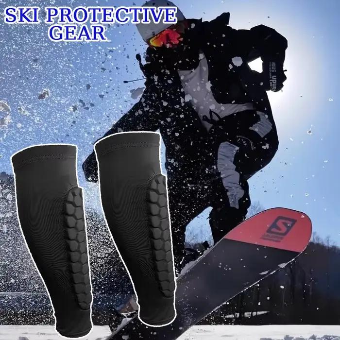 Paire de manchons de protège-tibia de ski
