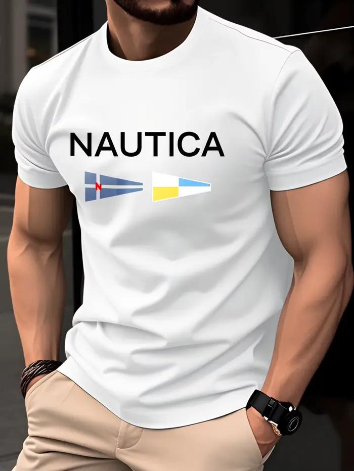 T-shirt pour homme - Haut léger à manches courtes pour l'été - Tendance