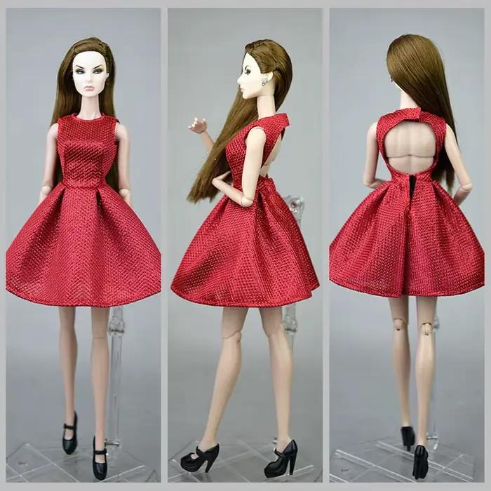 Nouvelle robe de soirée faite à la main pour poupée de 30 cm