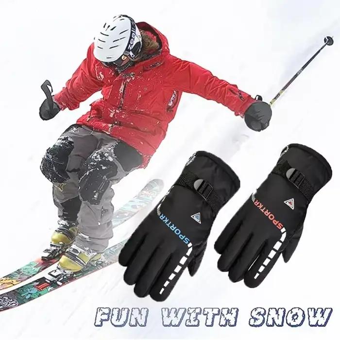 Gants de cyclisme d'hiver imperméables et antidérapants