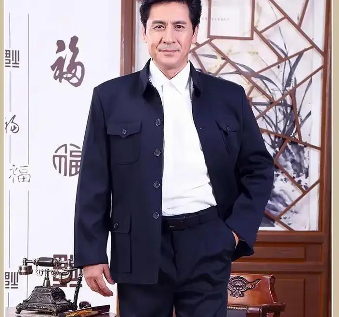 Veste chinoise Zhongshan pour hommes