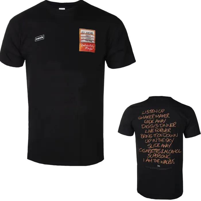 Nouveau T-shirt en coton graphique Oasis unisexe