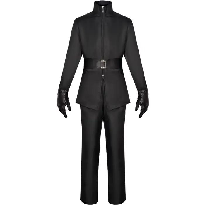 Cape noire uniforme pour cosplay de film