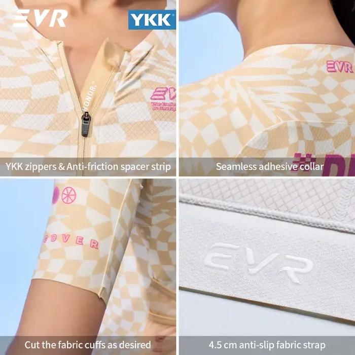 Maillot de Cyclisme d'Été EVR Pro Pour Femmes Maillot de VTT Respirant avec Poche Séchage Rapide et Éclair Clignotant Occasions Spéciales