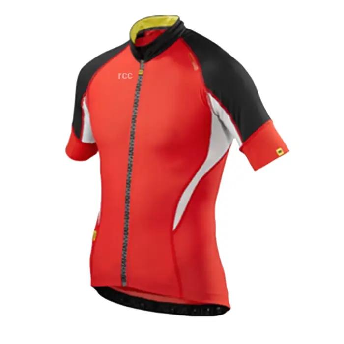 Mavic-Ensemble de maillot de cyclisme respirant à manches courtes