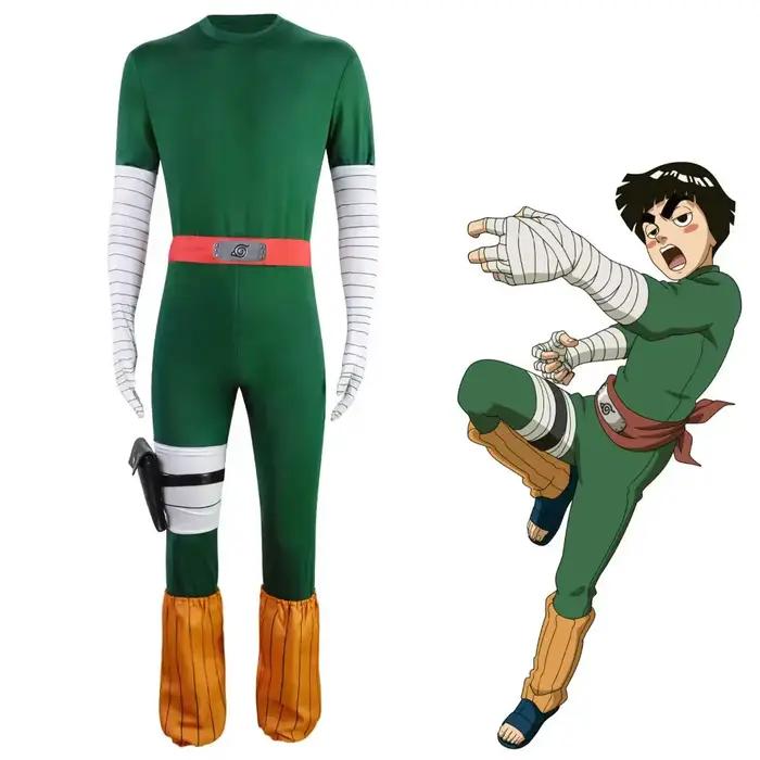 Costume de cosplay Anime japonais Rock Lee